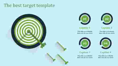 target template powerpoint-the best target template-green-4